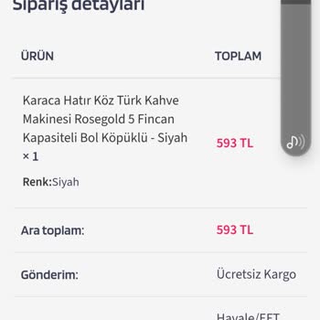 Karaca Züccaciye Kargoya Verilmeyen Kahve Makinesi İçin Yardım Talebi