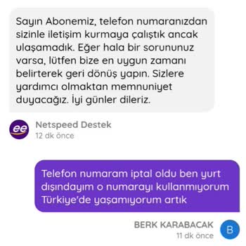 Net Speed Hattımı İptal Etmiyor