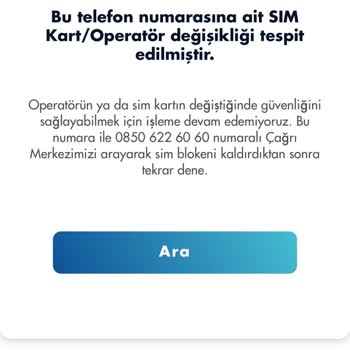 Paycell Sim Kart Bloke Kaldırma Hatası