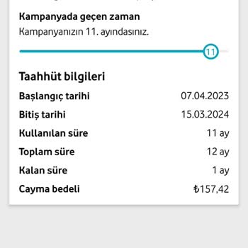 Vodafone Tarife Değişikliği İptal Hakkı Vermiyor.