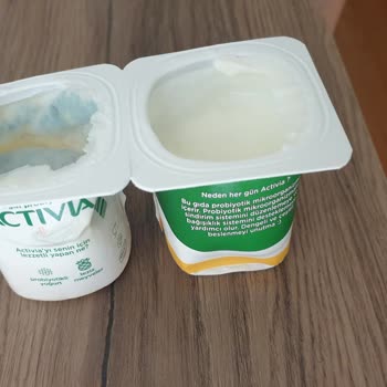 Tamamen Küflenmiş Activia Yoğurt