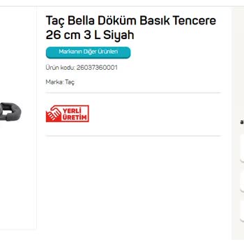 A101 Den Taç Döküm Tencere