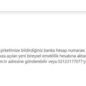 Anadolu Hayat Emeklilik Otomatik Katılım BES İadesi Yapılmadı