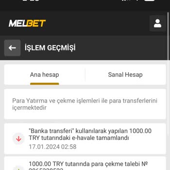 Melbet Çekmek İstediğim Para Hesabıma Düşmedi