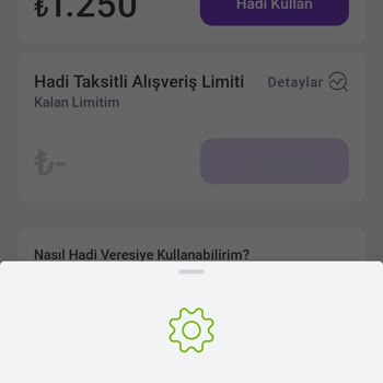 A101 Hadi Veresiye Limiti