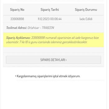 Sefamerve İade Sürecinde Yaşanan Mağduriyetler