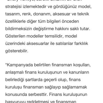 Chery'nin Yanıltıcı Bilgi İle Müşterilerini Zor Durumda Bırakması