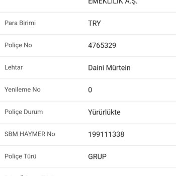 Anadolu Hayat Emeklilik Hayat Sigortası İptali