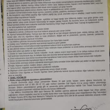 Yerine Getirilmeyen Gulf Sigorta Poliçesi