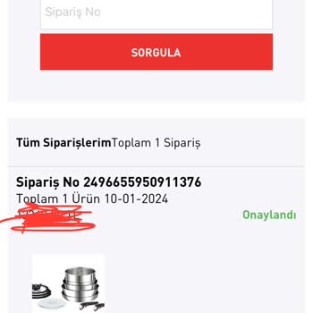 Tefal'in Gelmeyen Siparişleri