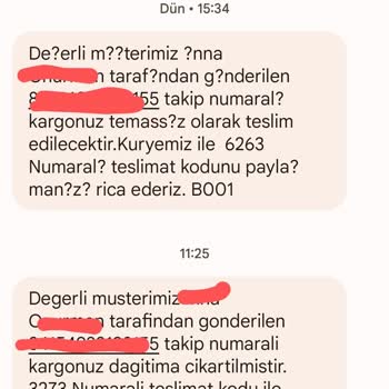 Sürat Kargo Altıeylül Ddm Teslimat Sorunu