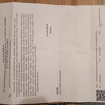 Vodafone Alacak Sistemde Görünmüyor.