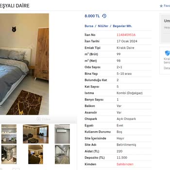 Sahibinden.com Asılsız İlanlar