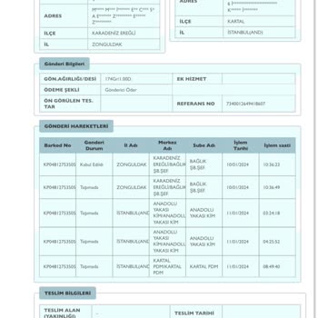 PTT Kargo Kargo Teslimatında Yaşanan Gecikme Sorunu