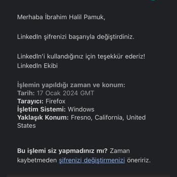 Tüm Linkedin Hesaplarım Çalındı