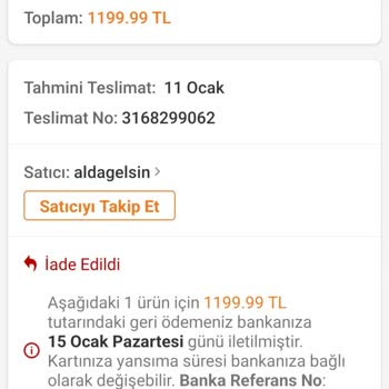 Trendyol Kargoyu Geri Çekti
