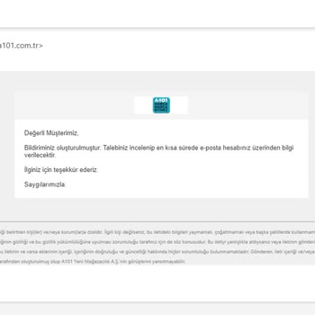 A101 Verdiğim Siparişi İptal Talep Ettim İptal Etmiyor