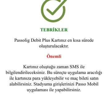 Passo Kart Gözükmüyor