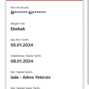 AGT Kurye İşini Doğru Yapmıyor