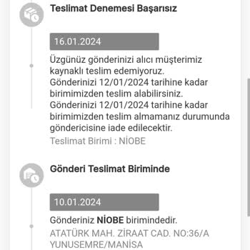 MNG Kargo Teslimat Hüsranı