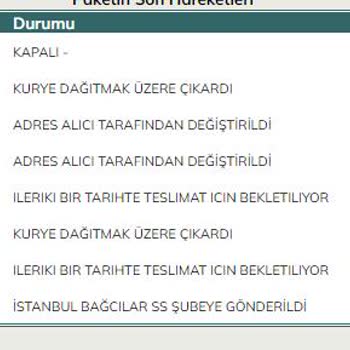 UPS Bağcılar Artık Kargomu Teslim Et Lütfen