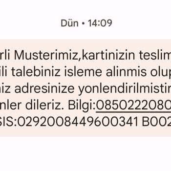 Denizbank Kredi Kartım 18 Gündür Elime Ulaşmadı