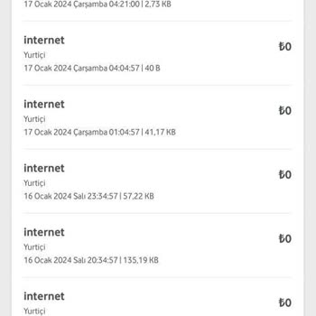 Vodafone 18 GB İnternetimin Saniyeler İçinde Buhar Olması
