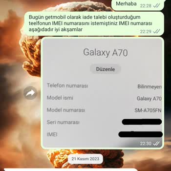 Getmobil Kusurlu Mal Satıyor Ve İade Kabul Etmiyor.