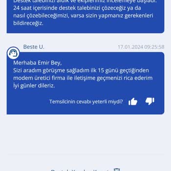 TurkNet Modem İade Etme Sorunu