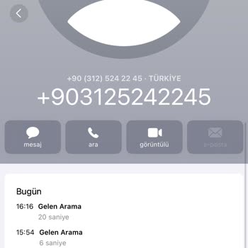 0312 524 24 52 Hiçbir Mesuliyet Kabul Etmiyorum