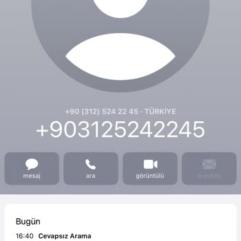 0312 524 24 52 Hiçbir Mesuliyet Kabul Etmiyorum