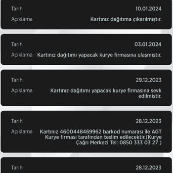 AGT Kurye (aynigunteslim.com) Kargom 10 Gündür Yok