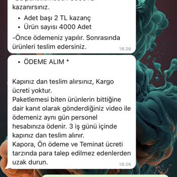 Evde Ekişi Paketleme Evde Paketleme İşi İle İlgili Şüpheli Durum Ve Kişisel Bilgilerin Korunması Talebi