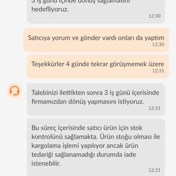 Trendyol Kusurlu Ürün Ve Geri Bildirimde Bulunmama