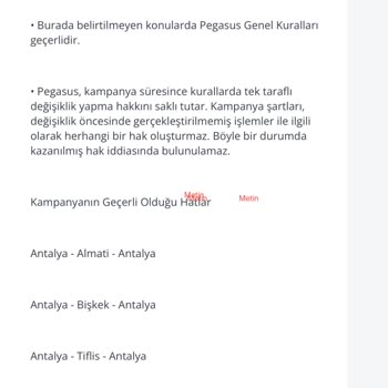 Pegasus Airlines Campaign for Non-Existent Flight
