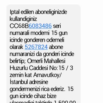 Millenicom Çözüm İstiyoruz!