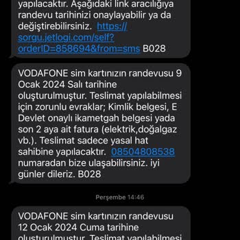 Vodafone Başvuru Yaptığım Hattım Gelmiyor!