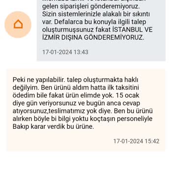 Koçtaş Çamaşır Makinesi Explore Satıcısı Mağduriyeti.