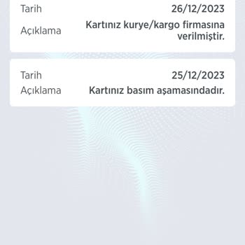 Ziraat Banka Kartı 23 Gündür Gelmedi