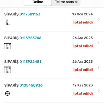 Watsons Yaptığım Alışverişimi Sebepsiz Yere İptal Ediyor