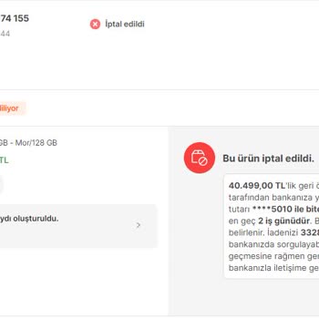 Hepsiburada Alışveriş Kredisi İle Yapılmayan Para İadesi