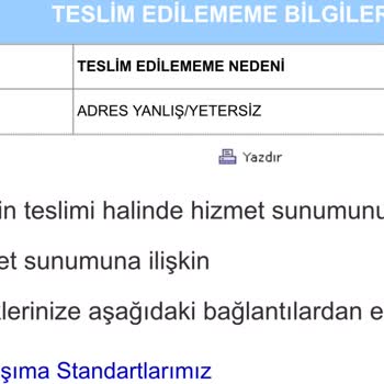 Aras Kargo Bilerek Ürün Teslimini Yapmadı