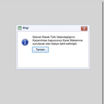 Nüfus ve Vatandaşlık İşleri İstisnayı Türk Vatandaşlığı