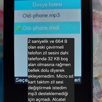 Alcatel 2057d Cep Telefonunu Neden Almamalıyım?