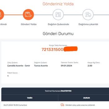 Sürat Kargo'nun 12 Günde Bir Kargoyu Teslim Edememesi