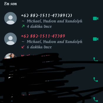 WhatsApp Rahatsız Edici Aramalar