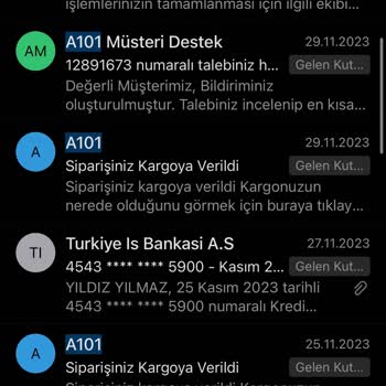 A101 Online Alışveriş İade Süreci