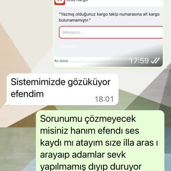 Kamacı Butik Kargo Ve İletişim Sorunu Yaşadım