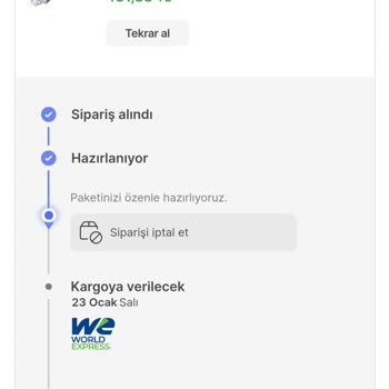 Hepsiburada Yurt Dışı Sipariş İptal Etme.