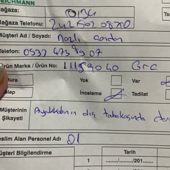 Deichmann Değiştirilmesini İstiyorum Teşekkürler